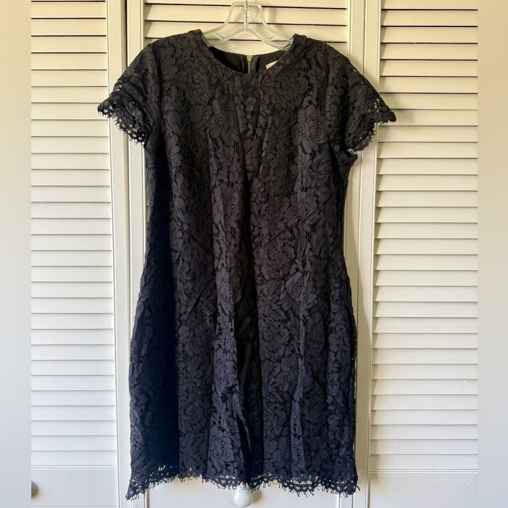 Brand New Michael Kors Black Floral Lace Dress